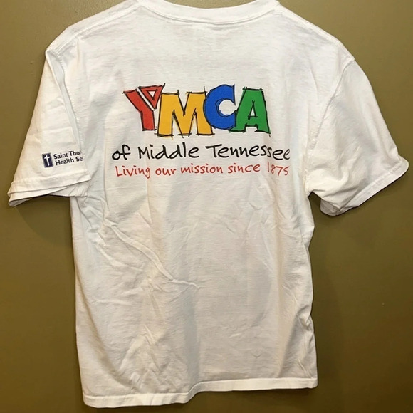 VTG YMCA OF MIDDLE TN SPIRIT MIND BODY 90’s FOTL Fruit of the Loom Lofteez Shirt - Picture 5 of 10